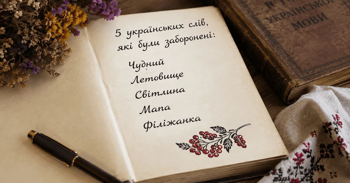 5 повернених українських слів: заборонені радянською владою, але нині живі
