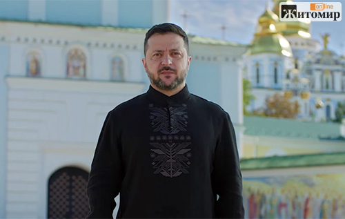 Зеленський привітав з святом! Відео від Zhitomir-OnLine.