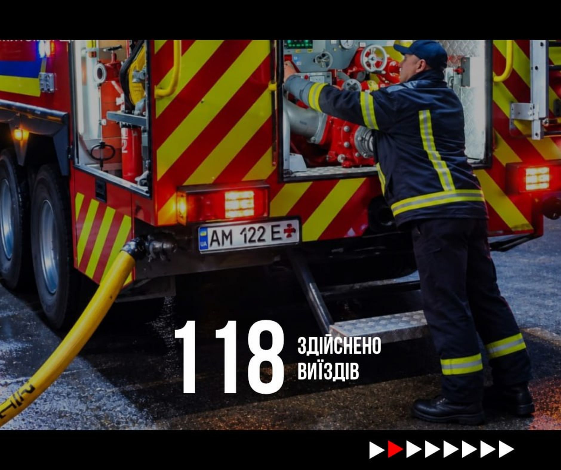 Надзвичайники Житомирщини: 118 виїздів на ліквідацію надзвичайних подій минулого тижня